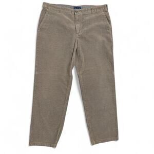 Izod Gray Straight Fit Corduroy Pants Men’s 40x32  EUC